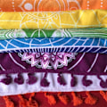 Miniatyrbillede 2 af 6: Bomuld Mikrofiber Stof Boheme Indien Mandala Strandtæppe 7 C