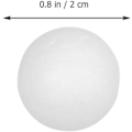 Miniatyrbild 3 av 6: 100 styrofoamklot i vitt - DIY-klot för pyssel