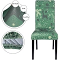 Miniatyrbillede 3 af 7: 2 Julebordstolsbetræk, Strækbar Jule Parsons Stol Slipcover