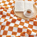 Miniatyrbilde 4 av 5: Buffalo Plaid Fleece-teppe (70*140cm) - Rutete Flanell-teppe DXGHC