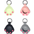 Miniatyrbillede 2 af 5: 4-pak Kattepote AirTag Etui til Apple AirTag Tracker, Silikon DXGHC