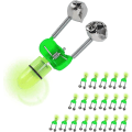 Miniatyrbillede 1 af 7: 20 stk. Fiskeri Bid Alarm Nat LED Lys Stang Prompt med Dou