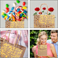 Miniatyrbillede 7 af 7: 15 Stykker Kraftpapirposer, Papirgaveposer, Kraftpapirposer med