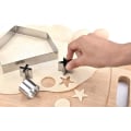 Miniatyrbillede 5 af 7: 10 stk. 3D Rustfrit Stål Peberkageform Sæt til Jul