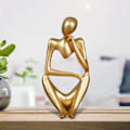 Miniatyrbillede 4 af 7: Tænkeren Statue, Resin Tænker Skulptur Abstrakt Statue Moder