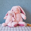 Pikkukuva 2 / 5: 25CM Nukkuva Vauvanukke Simuloitu Jänis Vauva Mukava Nukke Sl