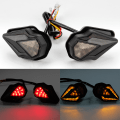 Miniatyrbillede 3 af 5: 1 Par Nye Generelle Motorcykel LED Svinglys Rogue
