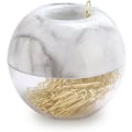 Miniatyrbild 1 av 3: Gyllene Pappersklämmor, Elegant Marmor, 28mm, Ask med 100 Klämmor