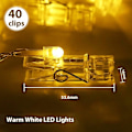 Miniatyrbillede 5 af 5: 6m 40 LED Stemningsfulde Dekorative LED-Lysstreng til Indendørs Belysning B