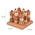 Miniatyrbild 2 av 2: Handgjord Organisk 3D Hjärnteaser Trähållpussel för Vuxna (1 Del
