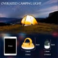 Miniatyrbillede 4 af 6: 4800mAh Solcelled LED Campinglys med Type-C Genopladelig Camping