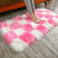 Falsk Pels Tæppe Tre Lag Tykt Vaskbart Fluffy Blødt Fåreskindstæppe