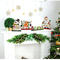 Miniatyrbillede 4 af 6: 6 Julebord Dekorationer til Middagsfest Kaffebord Snemand