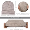 Miniatyrbillede 3 af 6: 2-pak Beanie til Mænd og Kvinder - Slouchy Beanie Huer til Vinteren