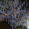 Miniatyrbild 3 av 5: Utomhusdekoration 8 LED Meteor Lights Patch Belysning Projekt Bar