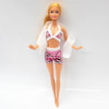 Miniatyrbild 3 av 4: 30 cm Barbie docka bytbara badkläder endelat bikini underkläder