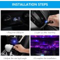 Pikkukuva 5 / 6: USB-auton kattovalo, Mini romanttinen USB LED -sisävalo autoon