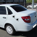 Miniatyrbillede 2 af 4: Sjove Bilstickers Vernice Macchia Divertente Paint Stain Motorcy