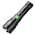 Miniatyrbillede 1 af 5: Led kraftig lys lommelygte udendørs lang ild super lys genopladelig