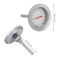 Miniatyrbilde 6 av 7: 1 stk Grilltermometer Pizza Grill Matlaging Termometer Tempera