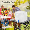 Miniatyrbillede 5 af 5: Foldbar Vanddunk Collapsible Vandtank med Hane Stor C