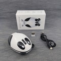 Miniatyrbillede 2 af 3: Sød Panda Trådløs Mus, Mini USB 2.4G Genopladelig C