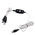 Pikkukuva 5 / 5: MIDI-USB-kaapeli elektronisen urun musiikkikaapeli musiikin muokkaus c