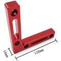 Miniatyrbilde 2 av 5: 4,7\" x 4,7\" 90 Graders Posisjoneringssquare (2-pakning), Aluminiumvinkel