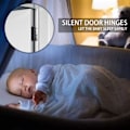 Miniatyrbillede 5 af 6: Dørhængsler i rustfrit stål, 2 stk Dørhængsler Foldbare hængsler Stai