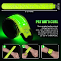 Miniatyrbillede 2 af 5: 2 stk. USB-opladelige LED-armbånd, reflekterende LED R DXGHC