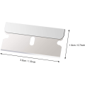 Miniatyrbilde 4 av 5: Metallskrapere, Glasskrape Glasskeramisk Platekrape med 25