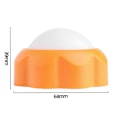 Miniatyrbillede 2 af 4: LED Natlampe Sengelampe Varmt Gult Natlys Amning Lys Timer
