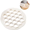 Miniatyrbillede 1 af 5: 19 Huller Dumpling Maker Plastik Ravioli Form Dumpling Wrap Dou