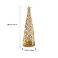 Miniatyrbilde 5 av 5: Metallisk juletre-lysstake Julaften lyskopp Europeisk