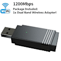 Miniatyrbild 1 av 4: USB 3.0 Wi-fi 1200mbps Adapter Dual Band 2,4ghz/5g Bluetooth DXGHC