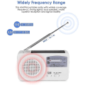 Miniatyrbild 3 av 5: Dww-am Fm Noaa Radio Handvev Dynamo Solar Powered Radio Mu DXGHC