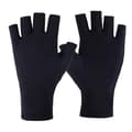 UV-skyddande Is-Silke Spandex Halvfingerhandskar Manikyr Ge
