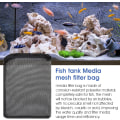 Miniatyrbilde 4 av 6: Akvarium Filterposer - Fiske Tank Media Mesh Filterpose Høy Strøm F