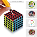 Pikkukuva 5 / 5: Magic Speed ​​Cube5x5x5 Nopeuskuutio Magic Cube Hiilikuitu Tarra