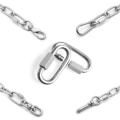 Pikkukuva 5 / 7: 8mm Nopea Linkki Soikea Karabiiniketju Nopea Linkki Liitin 4kpl M8