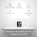 Miniatyrbild 2 av 7: Mini bärbar CO2-detektor - Hem-CO2-sensor - Enheter för mätning
