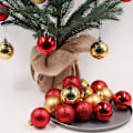 Miniatyrbillede 4 af 5: 3 æsker julepynt 4 cm julekugler Sæt af farver