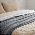 Miniatyrbillede 4 af 5: Sofa Pude Fleece Tæppe - 130x160 Grå Sofa Pude, Sherpa B