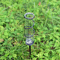 Miniatyrbillede 2 af 3: Spiral Have-Gardens Regnmåler Transparent Glasrør 5 Tommer Regn