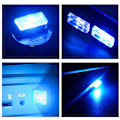 Pikkukuva 2 / 5: 3x Auton sisävalaistus Mini USB LED Neon tunnelmavalaistus B