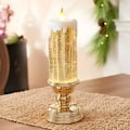Miniatyrbild 1 av 4: LED-julstjärnor USB-uppladdningsbara Vattentäta Virvlande Glitter