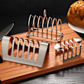 Miniatyrbillede 4 af 5: Toaststativ Brødholder 6 Skive Slots Brødform Stativ Acier inox