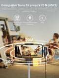 Miniatyrbilde 5 av 5: USB Trådløs Mikrofon, Trådløs Lavalier Mikrofon (Type C)