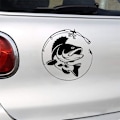 Pikkukuva 3 / 4: 1 kpl Kalastusvavan Hobby Kala Vinyyliautotarra Auto Moottoripyörä