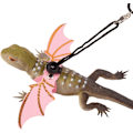 Miniatyrbillede 5 af 5: Lizard Sele Harness, 3 Størrelser Læder Ving Lizard Sele med De